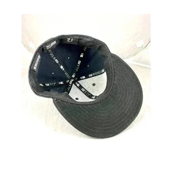 Boston Red Sox New Era 59FIFTY Fitted Sz 7-1/8 MLB Cap Hat Navy Blue - Picture 7 of 10